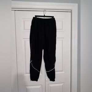 Black Reflective Joggers